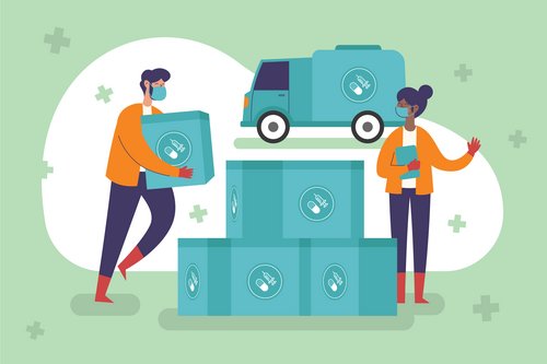 Medikamentenlieferung